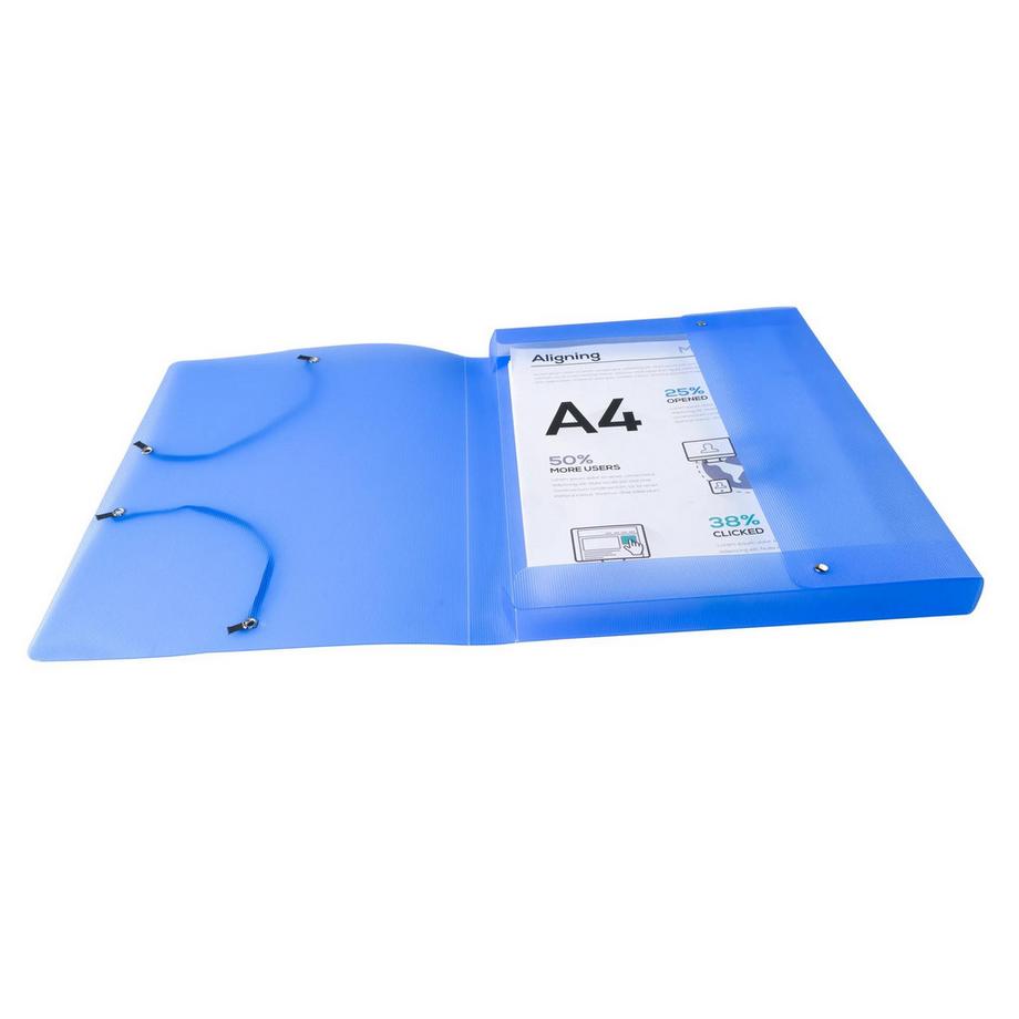 Exacompta Cartella portaprogetti dorso 25mm polipropilene Lincolor - A4 - x 17  