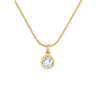 Elli  Collier Femmes Pendentif Solitaire Cordon Avec Cristal 