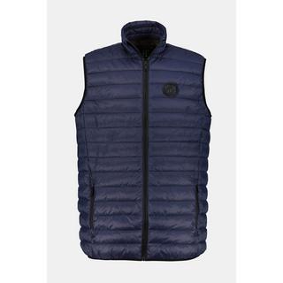 JP1880  Gilet trapuntato con colletto alto e interno di colore contrastante 