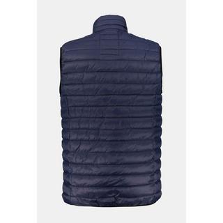 JP1880  Gilet trapuntato con colletto alto e interno di colore contrastante 