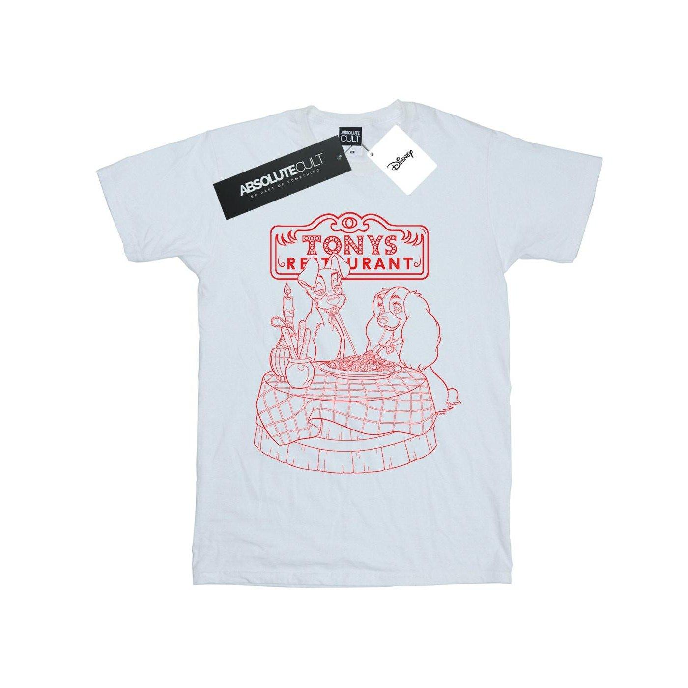 Image of Lady And The Tramp That's Amore Tshirt Unisex Weiss 140/146