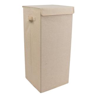 VCM Panier à linge en tissu Coffre à linge Coffre à linge en tissu Couvercle Dreso L  