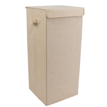 Panier à linge en tissu Coffre à linge Coffre à linge en tissu Couvercle Dreso L