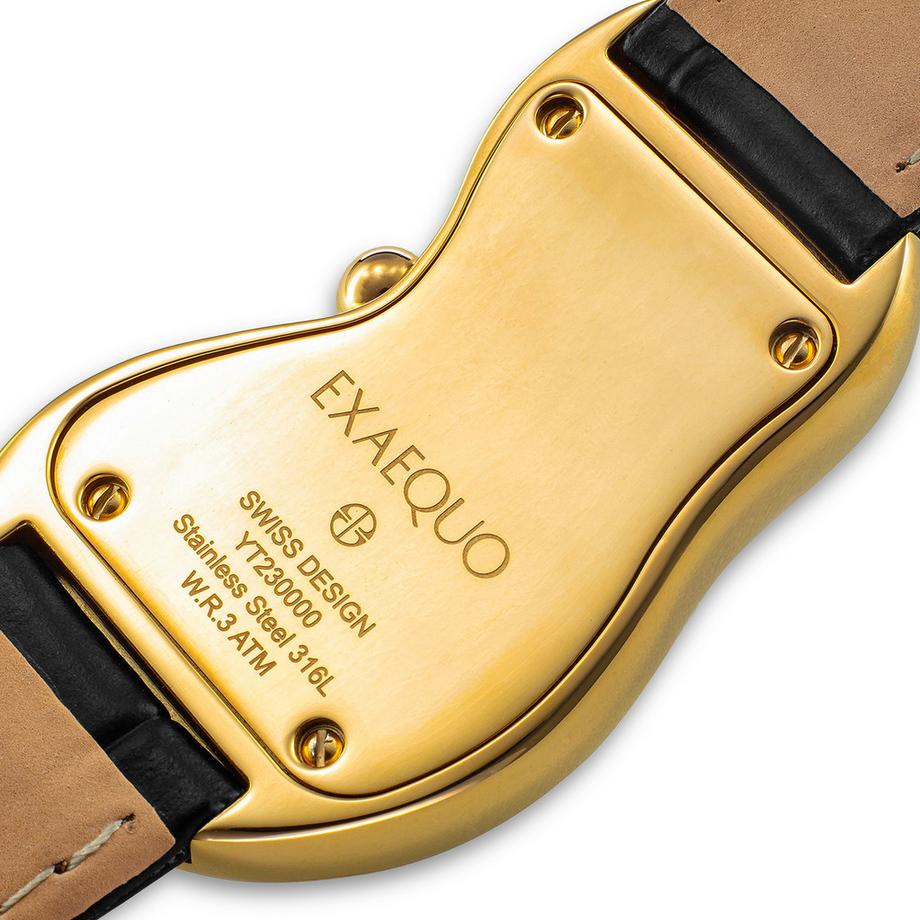 Exaequo  Classic Melting Uhr Edelstahluhr – PVD 