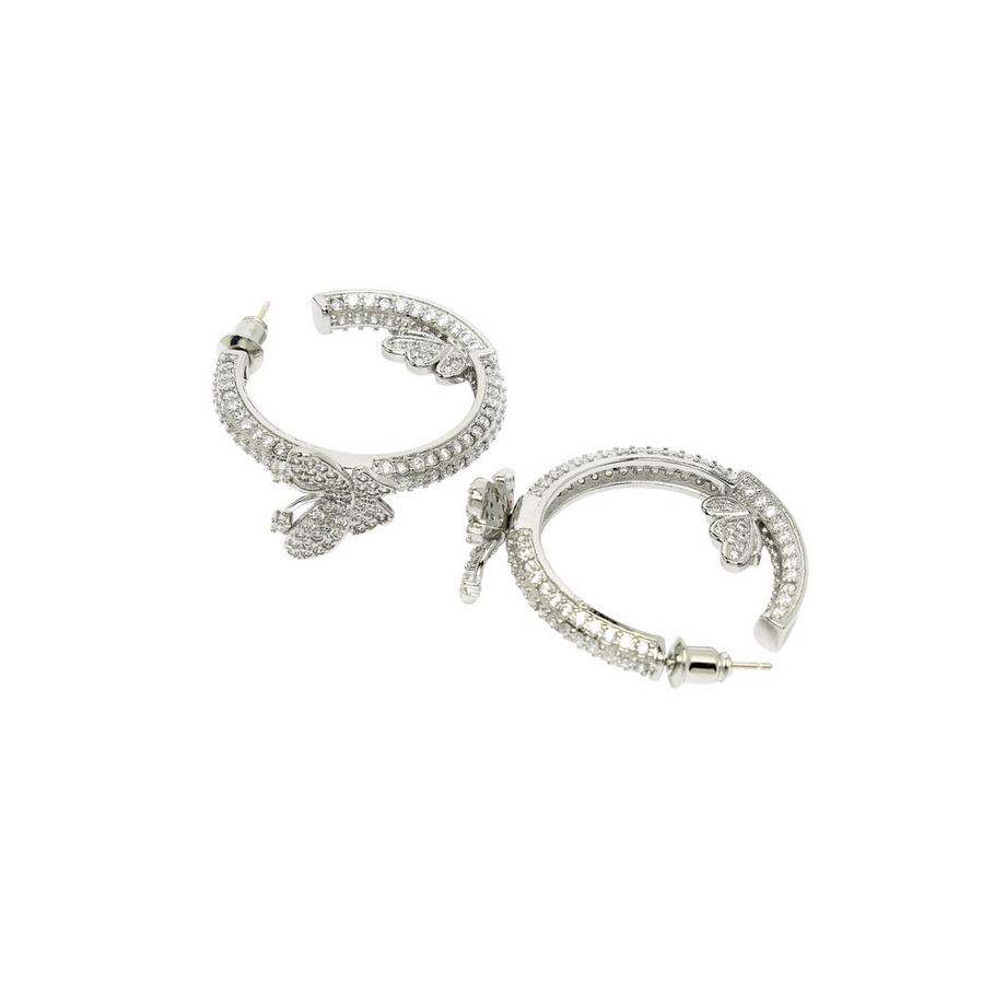 AVANT-GARDE PARIS  Diva Kollektion Zarte Schmetterling-Zirkonia-Creolen 