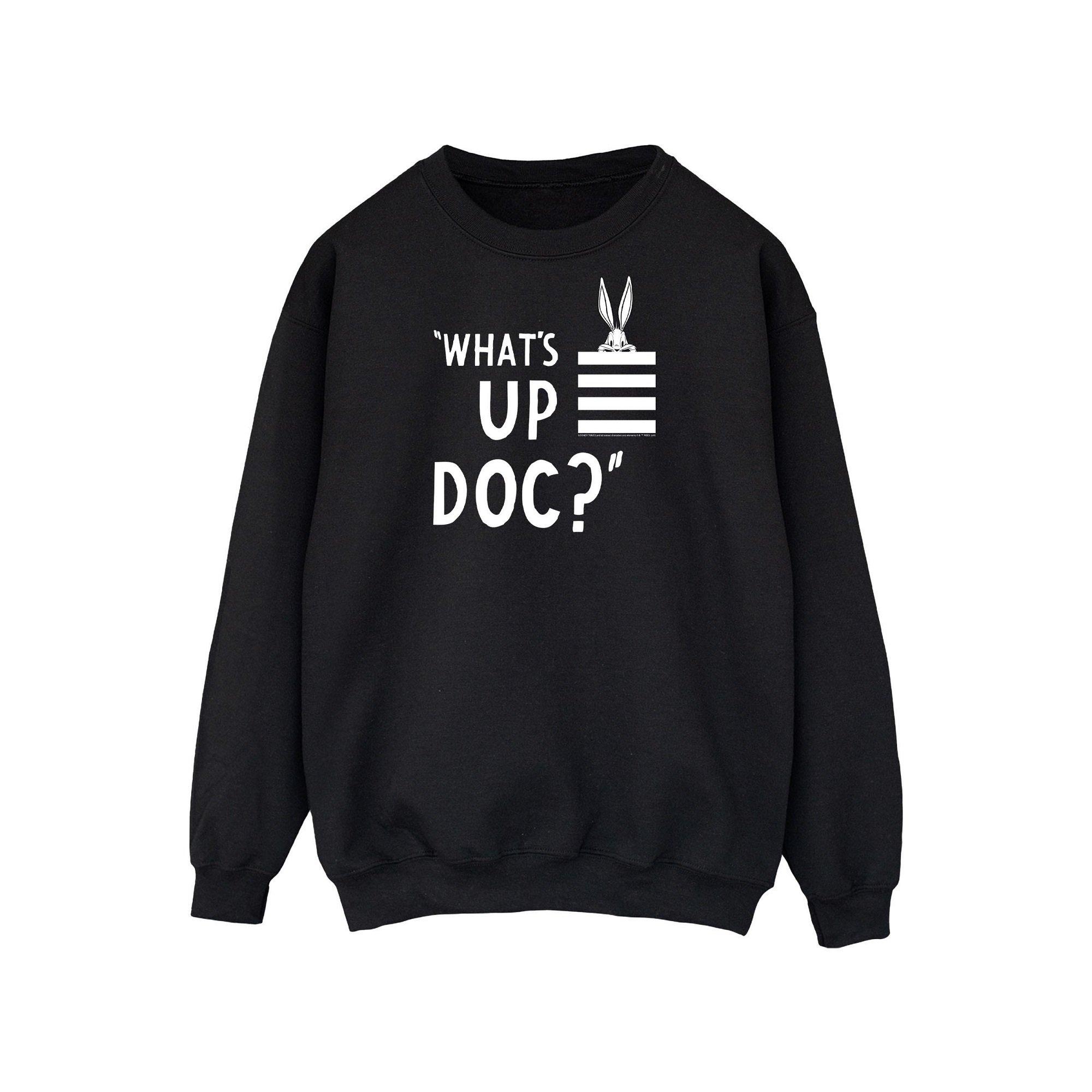 Image of What's Up Doc Sweatshirt Herren Schwarz M