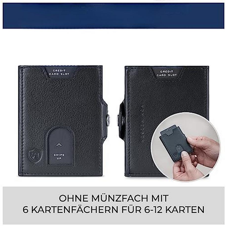 Only-bags.store Schlankes Portemonnaie mit RFID-Schutz  