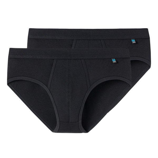 Image of 2er Pack Long Life Cotton - Sportslip Herren Schwarz L