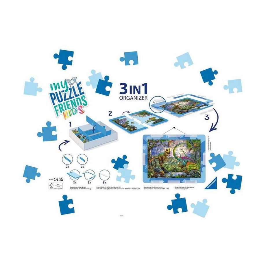 Ravensburger  3in1 Puzzle-Organizer Blau (100-300XXL) 