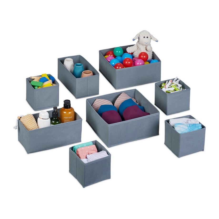 Set di organizer per cassetti, 8 pezzi