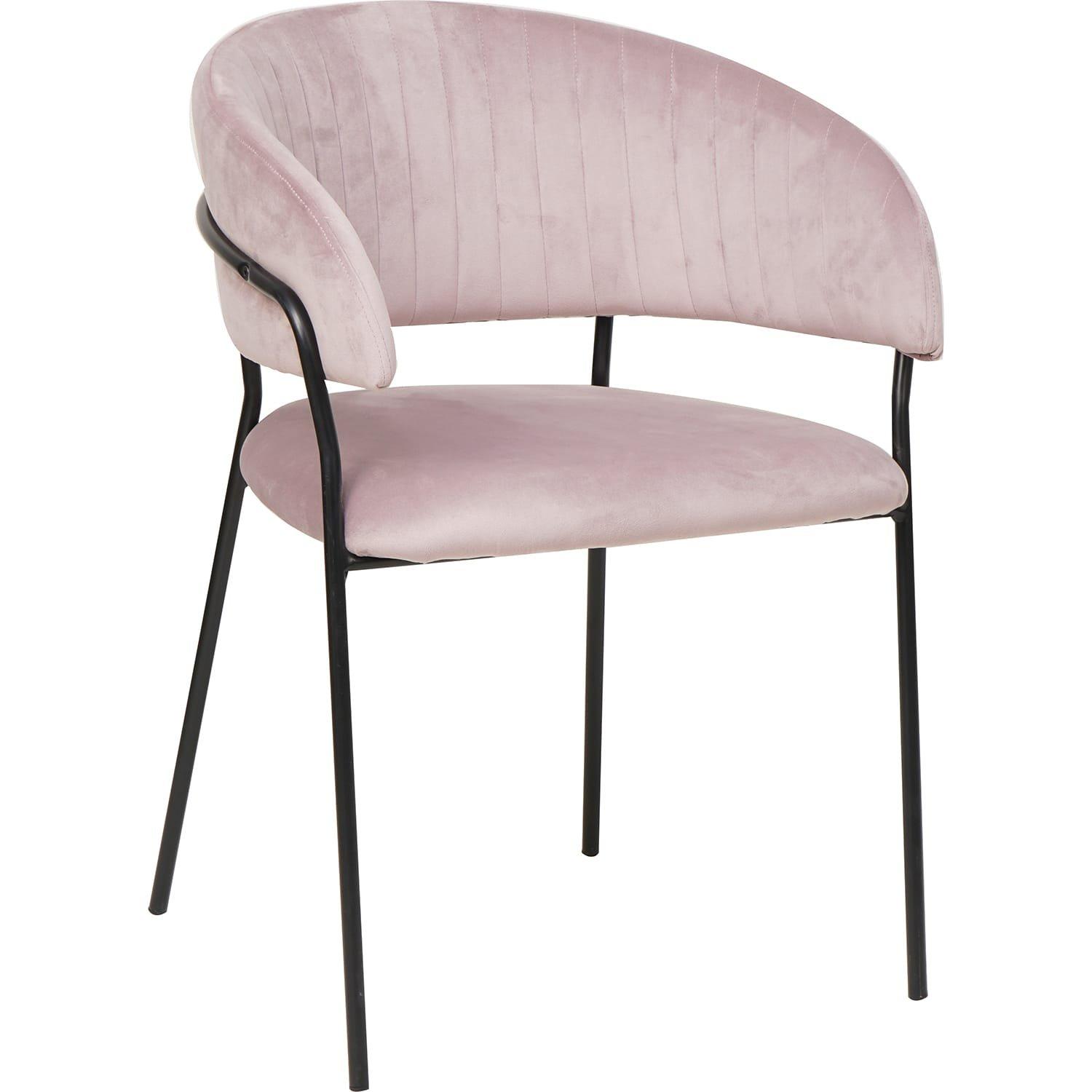 Image of Stuhl Samt rosa Stuhl Samt rosa