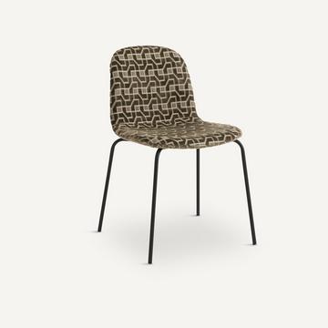 Chaise tissu jacquard