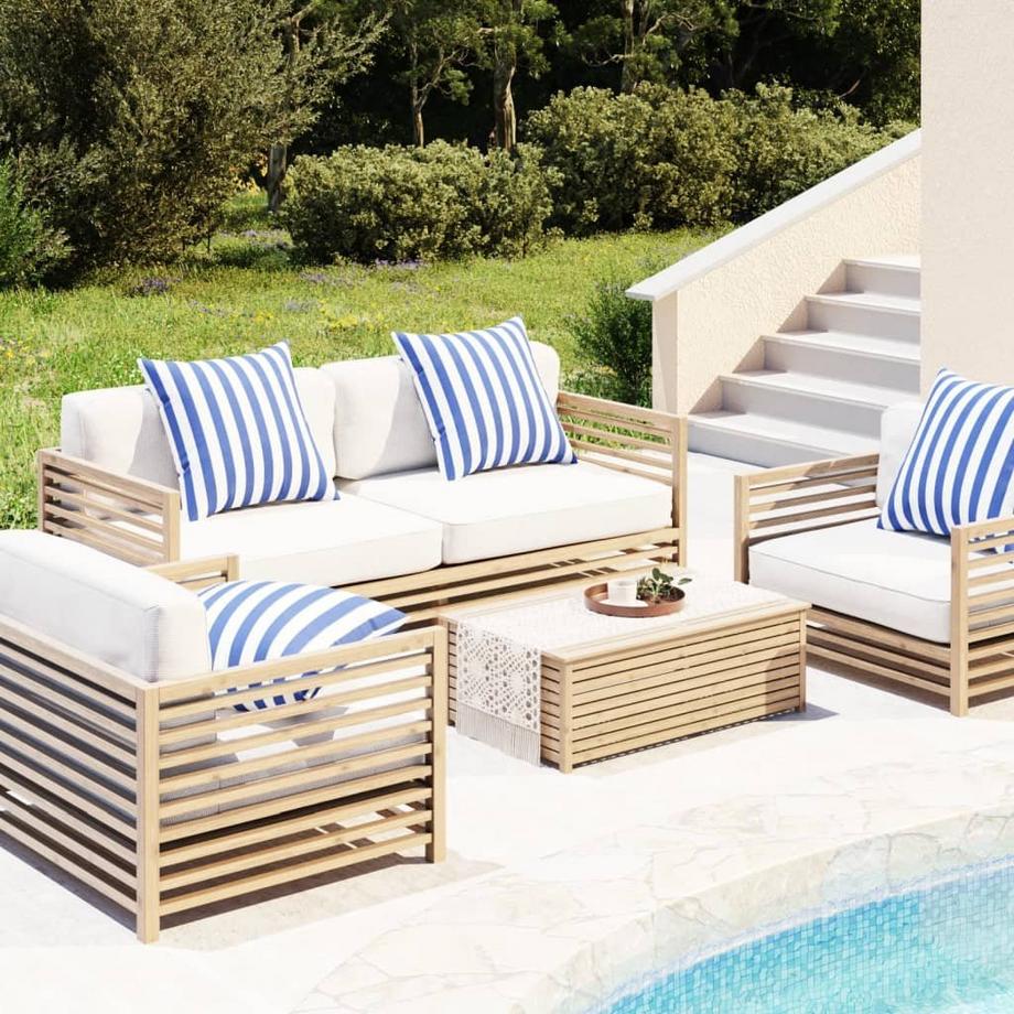 VidaXL Oreiller décoratif tissu  