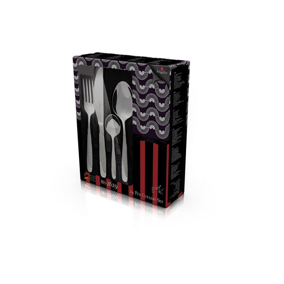 Berlinger Haus  24 teiliges Besteck-Set Satin Edelstahl 