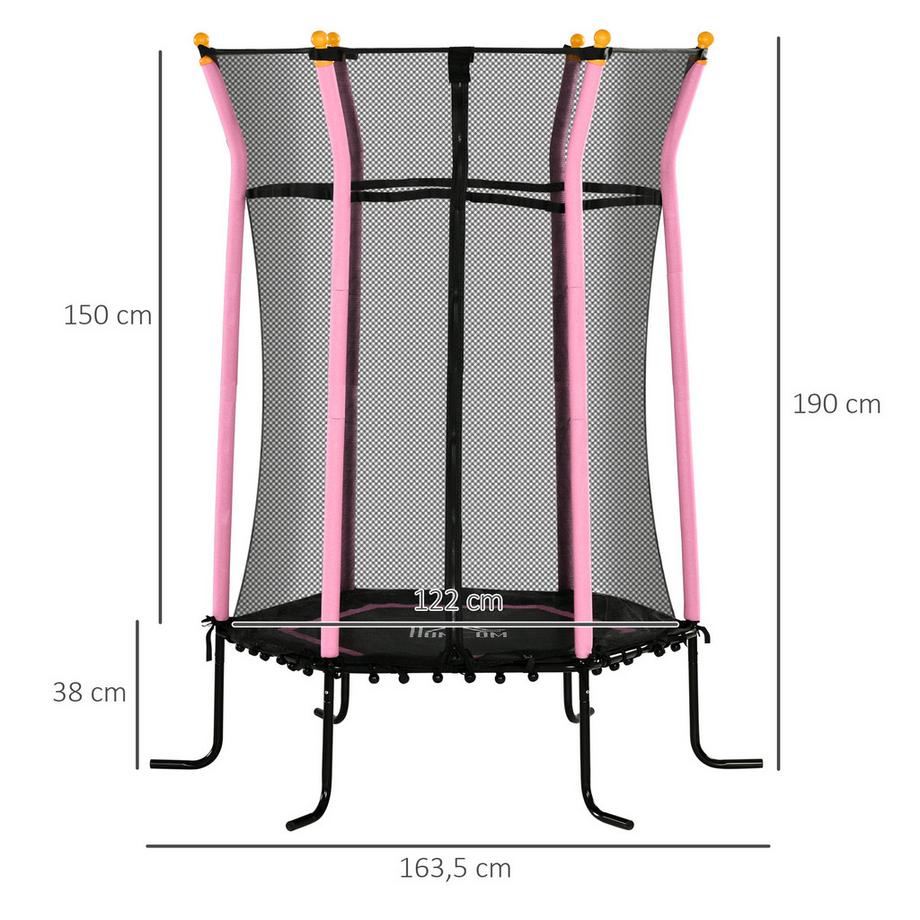 HOMCOM Trampoline pour enfants  