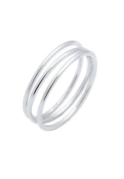 Image of Ring Wickelring Filigran Blogger Trend Damen Silber 52mm