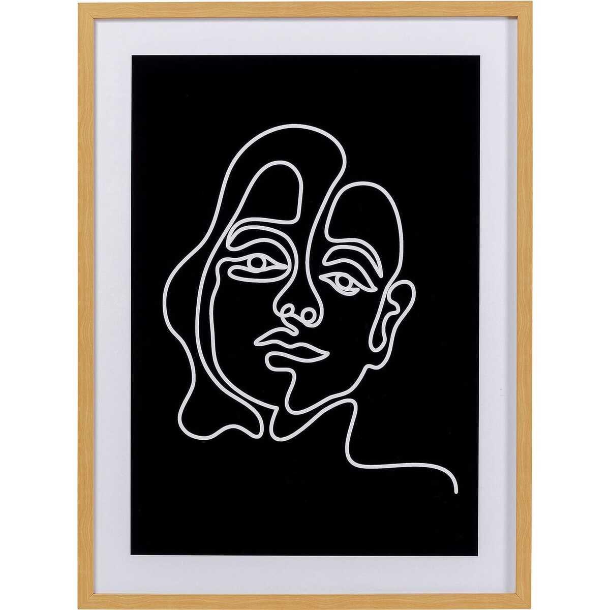 KARE Design Tableau encadré Faccia Arte Woman 60x80  