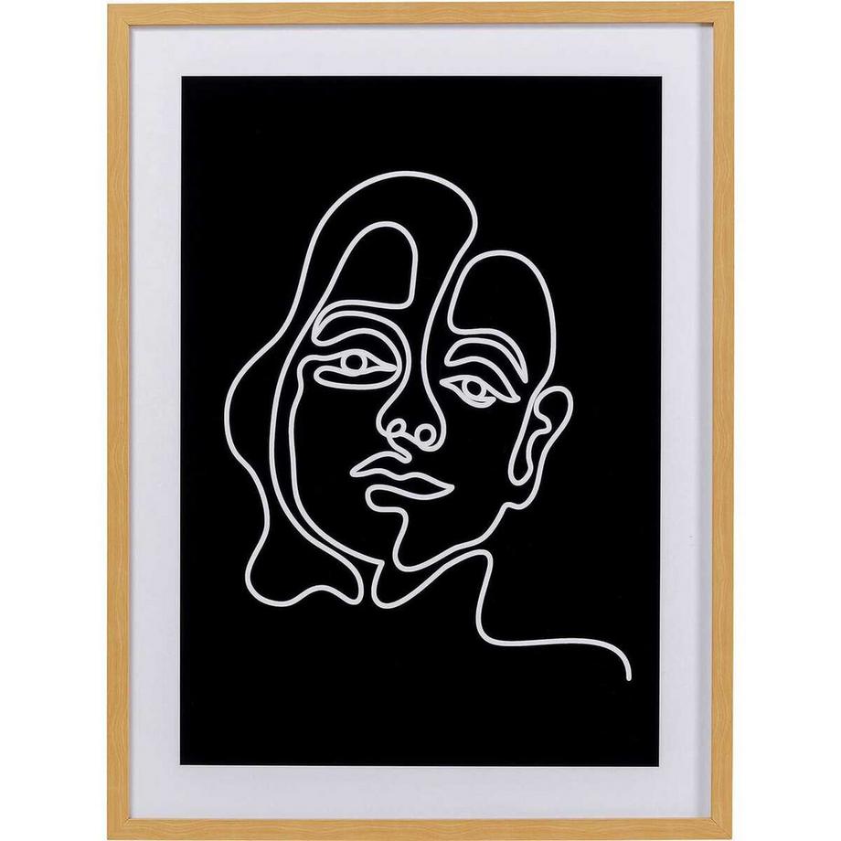 KARE Design Tableau encadré Faccia Arte Woman 60x80  