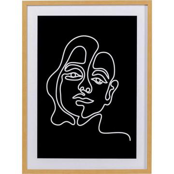 Tableau encadré Faccia Arte Woman 60x80