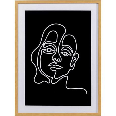 KARE Design Tableau encadré Faccia Arte Woman 60x80  