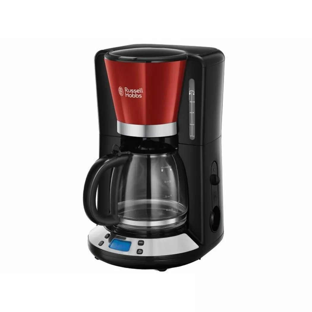Russell Hobbs – Filterkaffeemaschine Colours Plus, Rot Bunt