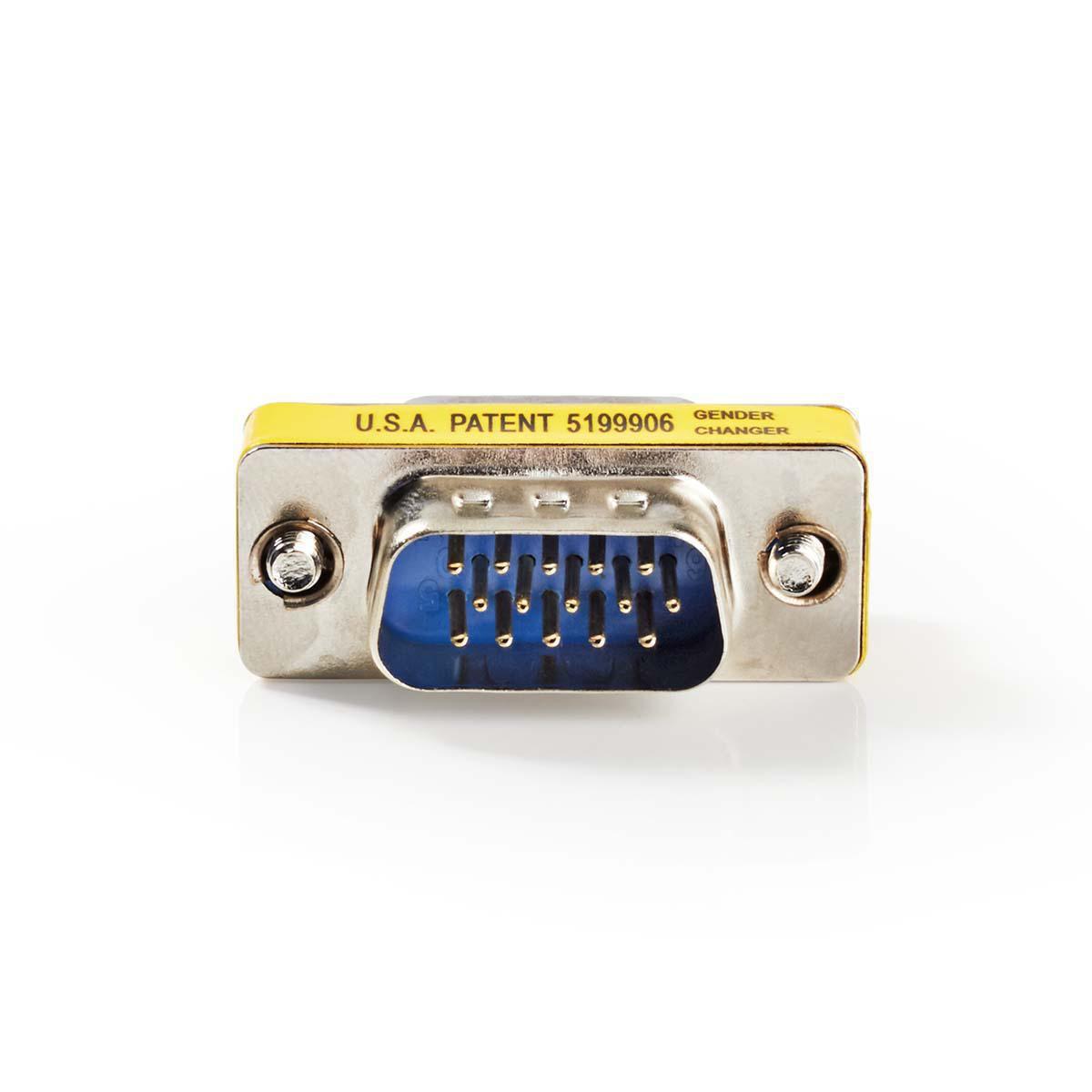 Image of VGA-Adapter | VGA-Stecker | VGA-Stecker | Vernickelt | Gerade | Metall | Metall | Metall | Plastikbeutel