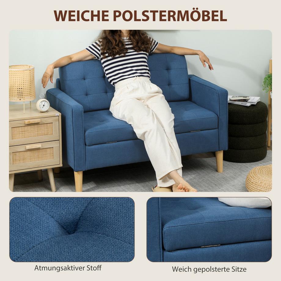 HOMCOM 2 Sitzer Sofa  
