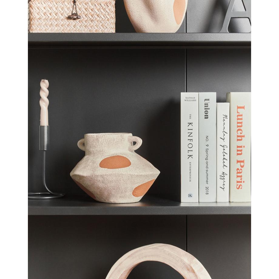 Beliani Vase à fleurs en Grès Moderne ALOSIDAE  