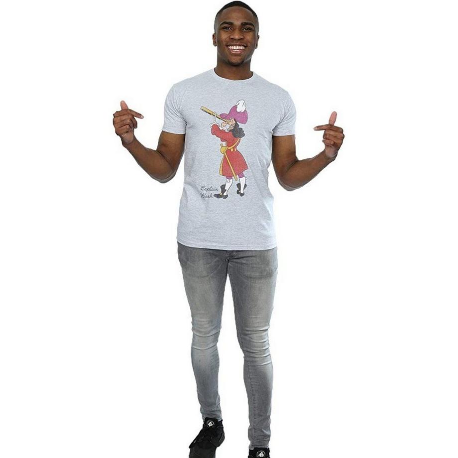 Peter Pan Classic Captain Hook Print T-Shirt  