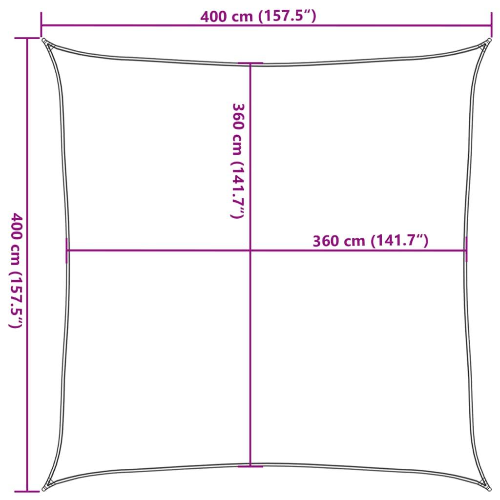 VidaXL Voile d'ombrage  