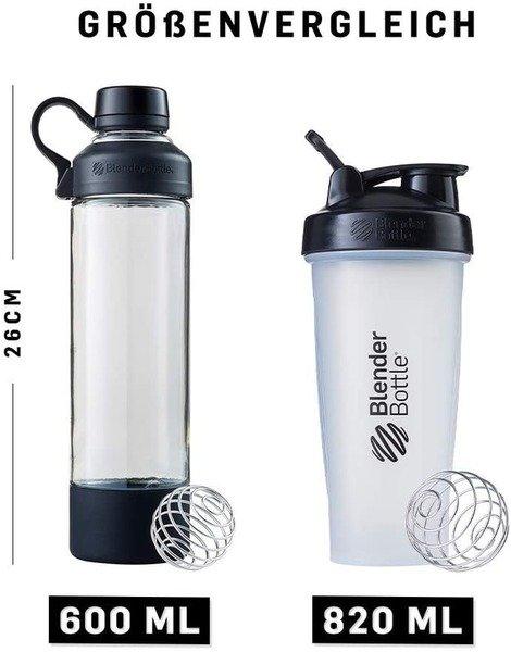 Blender Bottle  20oz / 600ml BlenderBottle Mantra Glas, Rosé 