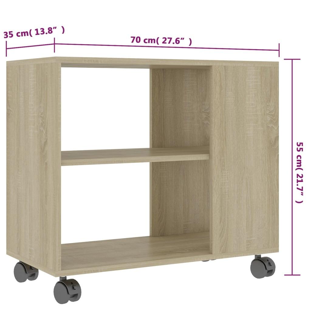 VidaXL Table d'appoint bois d'ingénierie  