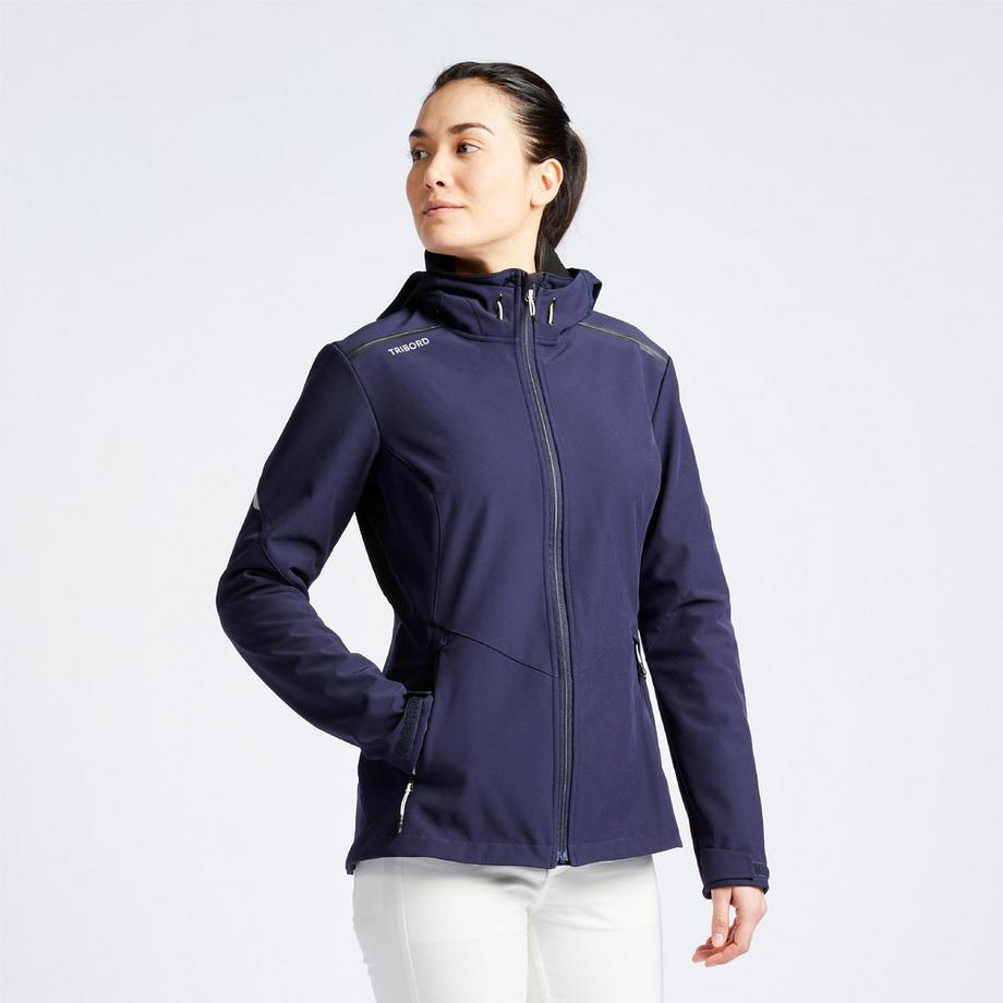 Giacca softshell donna vela antivento poliestere