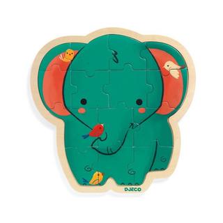 Djeco  Puzzle Elephant (14Teile) 