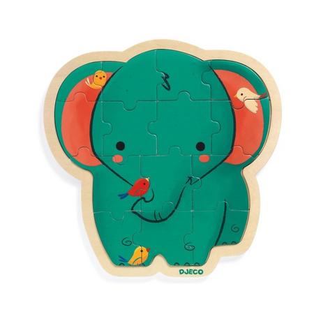 Djeco  Puzzle Elephant (14Teile) 