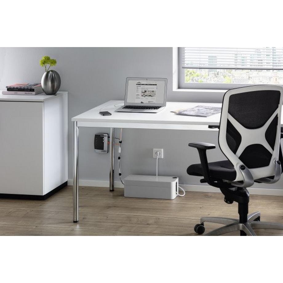 DURABLE  Cavoline Box L Scrivania Scatola portacavi Grigio 1 pz 