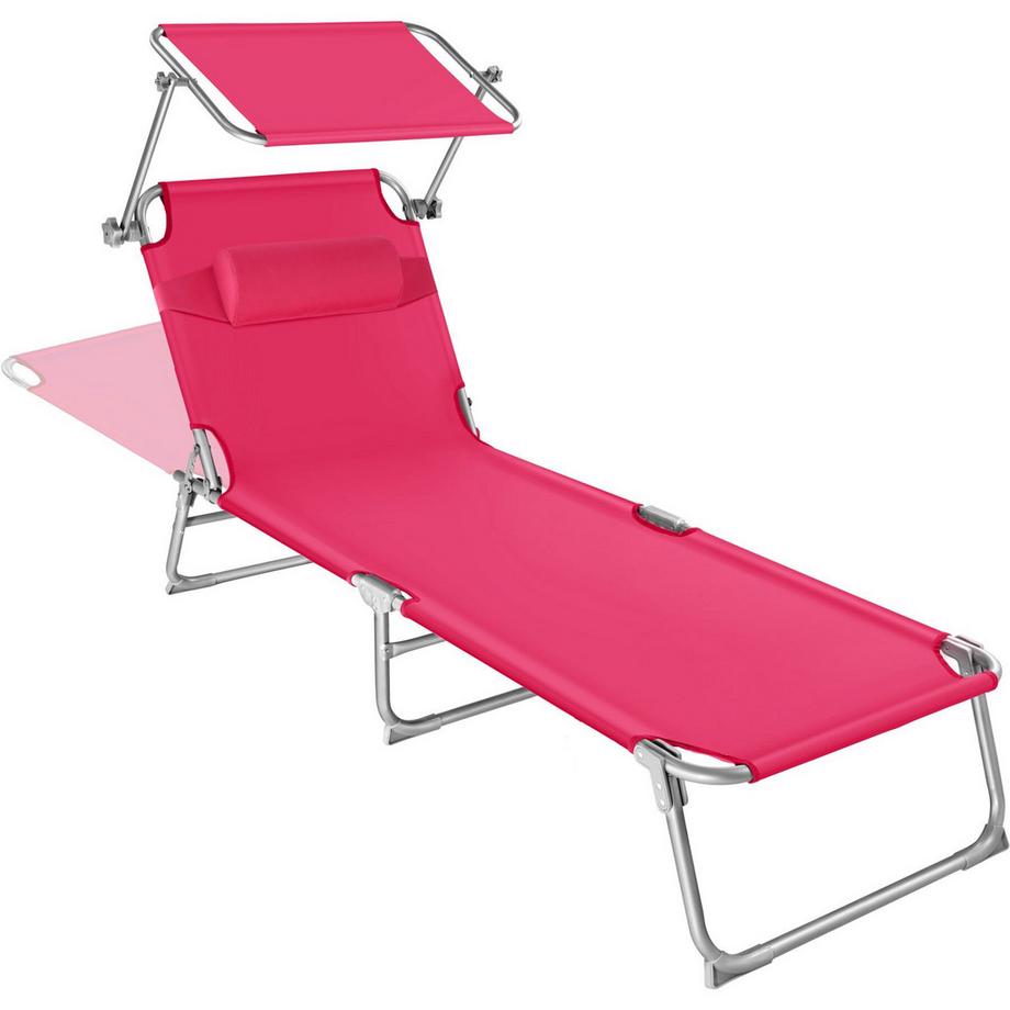 Tectake Transat en acier CHLOÉ pliable  