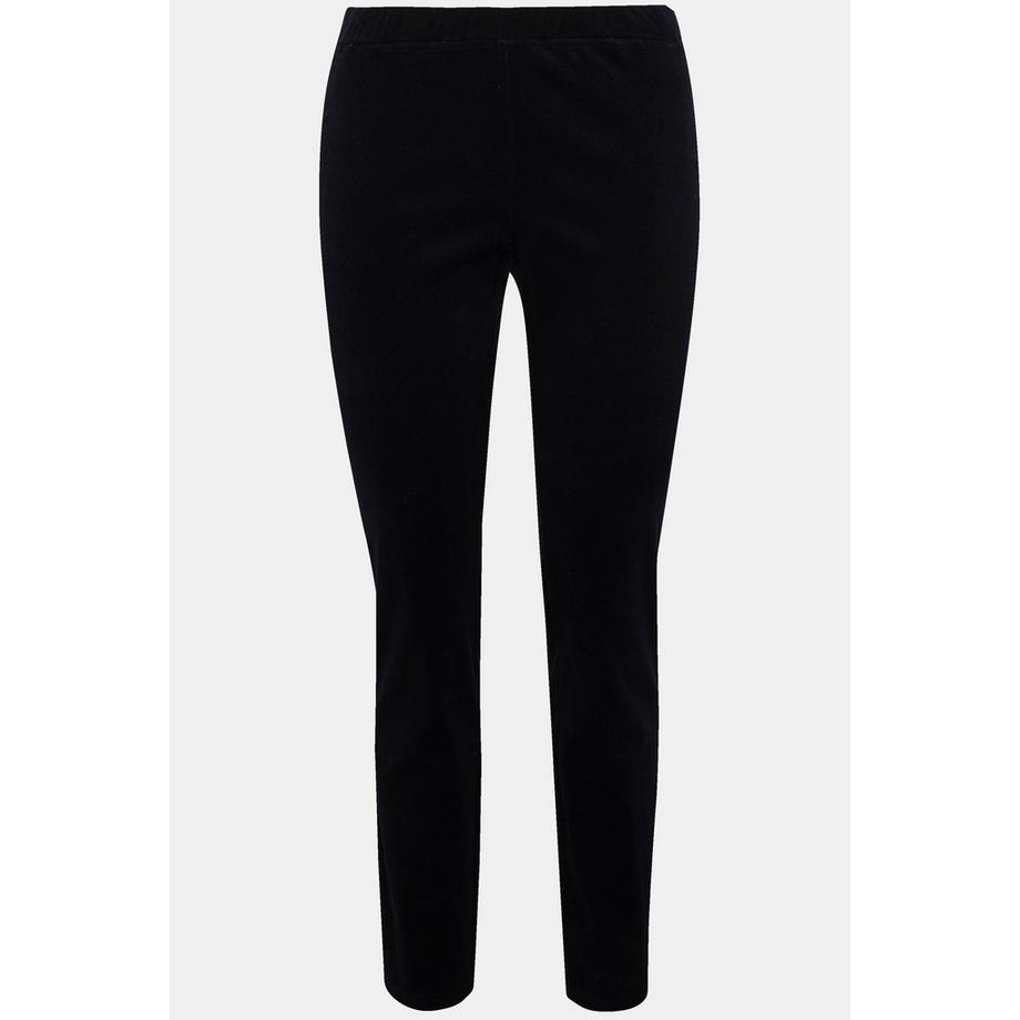 Ulla Popken Jegging Sienna Côtelé Jambe Étroite Ceinture Élastique  