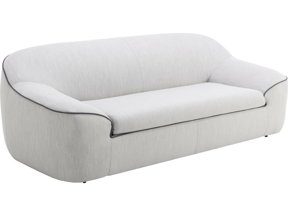 Image of Schlafsofa 3-Sitzer - Stoff - Hellgrau - ALMANOR Schlafsofa 3-Sitzer - Stoff - Hellgrau - ALMANOR