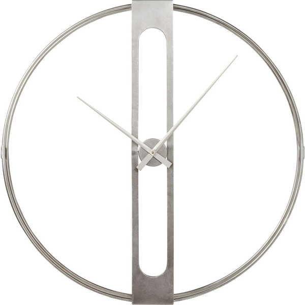Image of Wanduhr Clip Silber Ø107cm Wanduhr Clip Silber Ø107cm