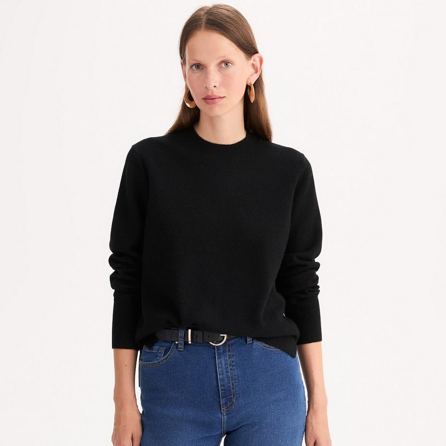 Pullover mit Rundhalsausschnitt aus Kaschmir