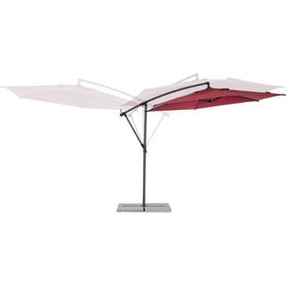 mutoni Parasol déporté Tropea anthracite-bordeaux 300  