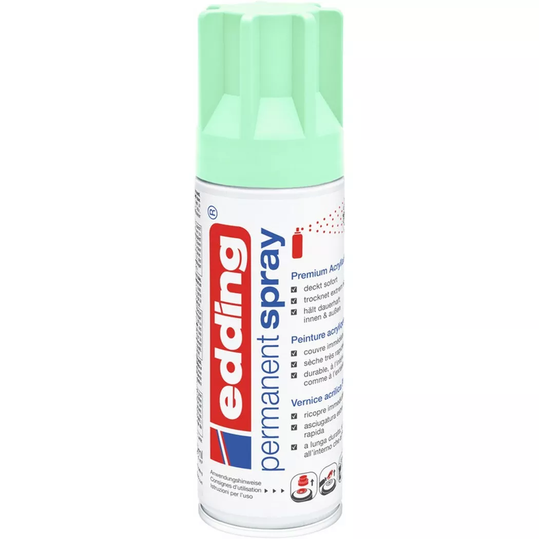 edding 5200 "Permanentspray", Seidenmatt - Neo-Mint