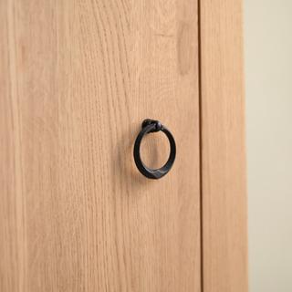 Tikamoon Hochschrank aus massivem Eichenholz Volute  