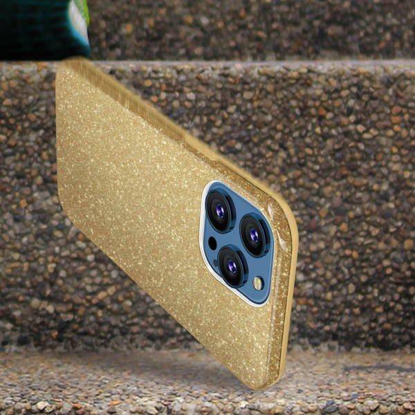 Avizar  Cover Paillette iPhone 13 Pro Oro 