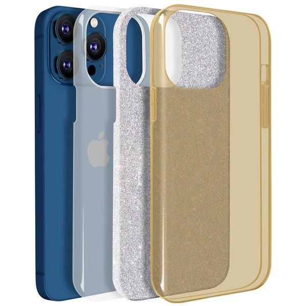 Avizar  Cover Paillette iPhone 13 Pro Oro 