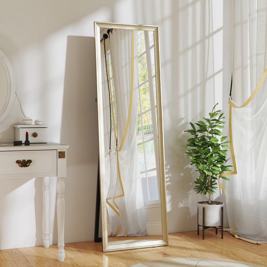HOMCOM Miroir en pied  
