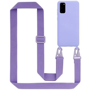 Cadorabo  Chaîne de téléphone portable compatible avec Samsung Galaxy S20 - Coque de protection en silicone avec cordelette réglable 