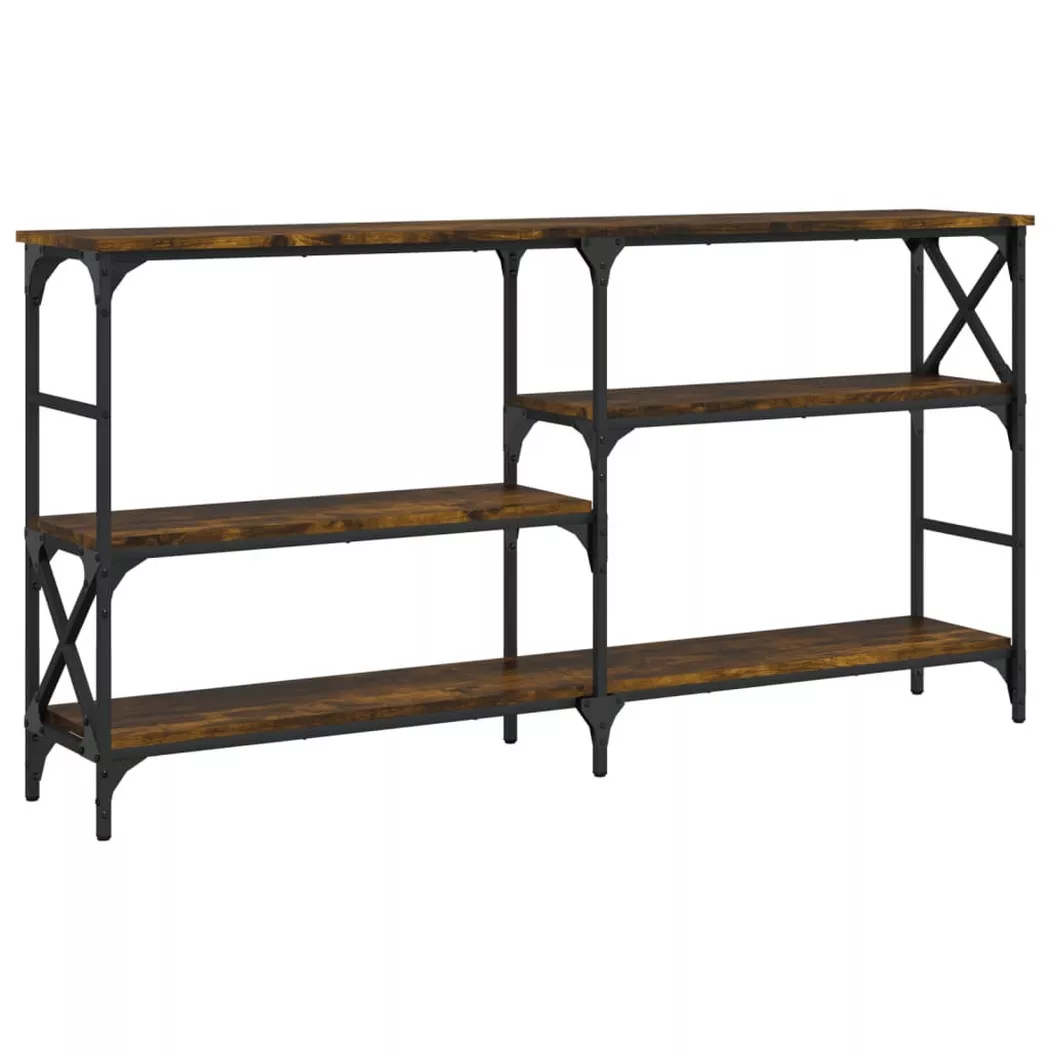 VidaXL - Table console bois d'ingénierie, One Size, Marron