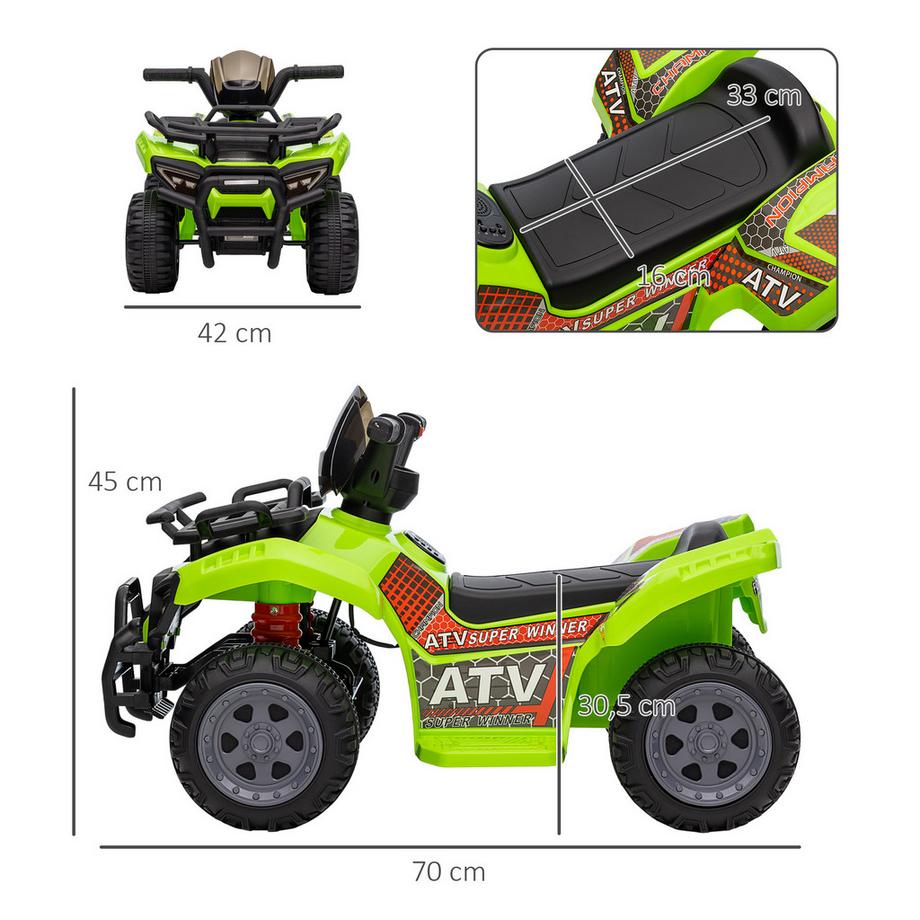 HOMCOM  Mini Elektro-Quad Kinder 